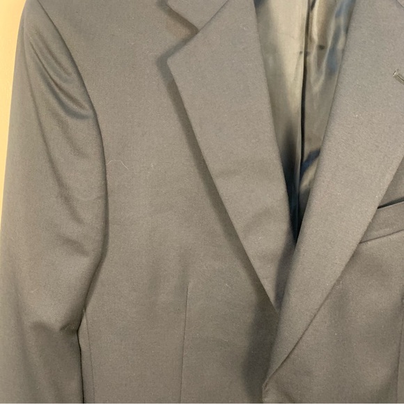 Brooks Brothers “346” Gold Button Navy Blue Wool Logo Sports Blazer Coat Jacket - Picture 15 of 15